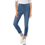 Liverpool Petite Chloe Crop Skinny Angled Slit in Stillwell