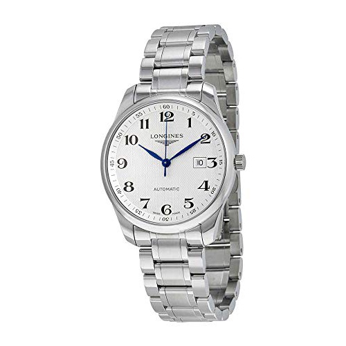  Longines L28934786 Master Collection Automatic Mens Watch - Silver Dial