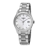 Longines Conquest Classic 34MM Mother of Pearl Stainless Steel