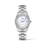 Longines Conquest Classic 34mm Mother of Pearl Stainless Steel