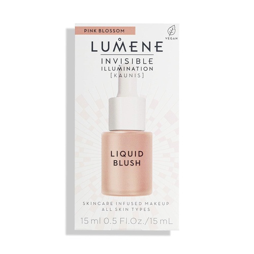  Lumene Invisible Illumination [KAUNIS] Watercolor Blush, Pink Blossom, 0.5 Fl Oz