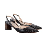 M.M.LaFleur Irene Slingback Embossed Croc