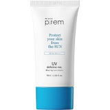 [make p:rem] UV defense me. Blue ray sun cream SPF 50 | mineral sunscreen for face | UVA/UVB protection | No oxybenzone & octinoxate | 70ml, 2.53 fl.oz. | MAKEP:REM makeprem