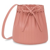 Mansur Gavriel Mini Pleat Leather Bucket Bag_BLUSH