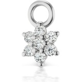 Maria Tash 4.5mm Diamond Flower Earring Charm_WHITE GOLD/ Diamond