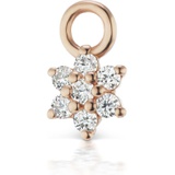 Maria Tash 4.5mm Diamond Flower Earring Charm_ROSE GOLD/ Diamond