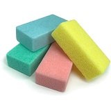 Maryton Pumice Sponge for Feet, Ultimate Pedicure Stone Callus Remover & Foot Scrubber Bulk Pack of 4(Assorted Colors)