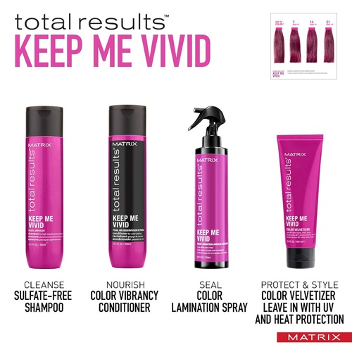  MATRIX Total Results Keep Me Vivid Shampoo | Maintains Vibrancy & Enhances Shine | Sulfate-Free | for Color Treated Hair