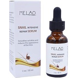 MELAO Snail Face Moisturizing Serum Skin Care Anti-wrinkle Firming Essence for Anti-aging Soothing Skin Enhancing Skin Elasticity Improving Complexion