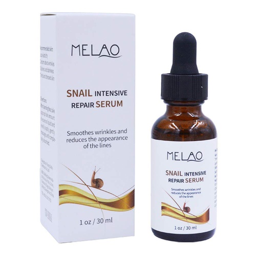  MELAO Snail Face Moisturizing Serum Skin Care Anti-wrinkle Firming Essence for Anti-aging Soothing Skin Enhancing Skin Elasticity Improving Complexion