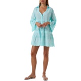 Melissa Odabash Becky Button Front Swim Cover-Up_SKY