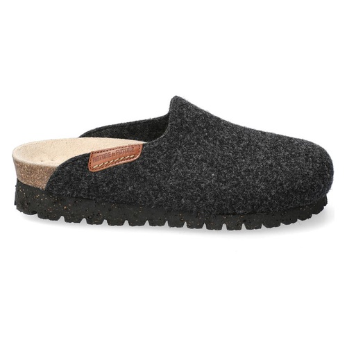  Mephisto Thea Boiled Wool Clog_CARBON SWEETY LEATHER