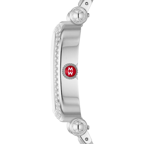  MICHELE Caber Isle Diamond Dial Diamond Watch Head & Bracelet, 32mm_SILVER/ WHITE/ SILVER