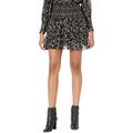 MILLY Vail Metallic Dot Clip Skirt