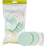 MINISO Round Makeup Sponge Powder Puff Beauty Sponge Blender for Foundations Cosmetic Tool(20 pack)