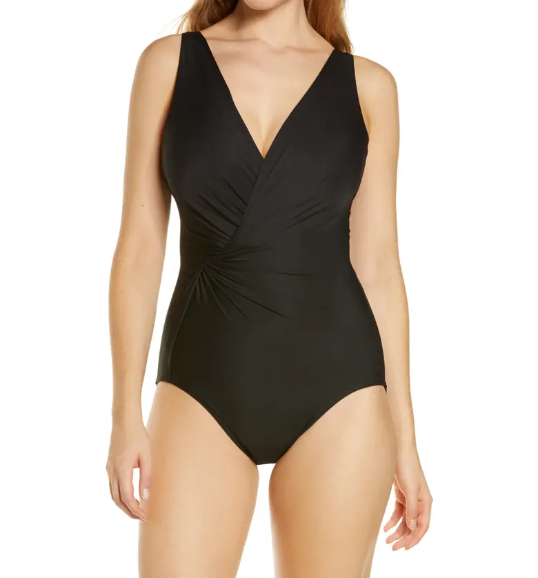Miraclesuit Twisted Sister Esmerlda One-Piece Swimsuit_BLACK