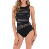 Miraclesuit Prismatix Somerset One-Piece Swimsuit_BLACK/ WHITE