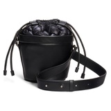 Moncler Seaux Seaux Leather Bucket Bag_BLACK