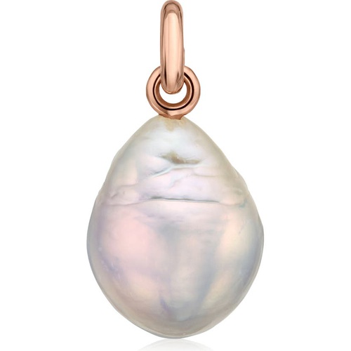 Monica Vinader Nura Baroque Pearl Necklace Enhancer_18K ROSE GOLD
