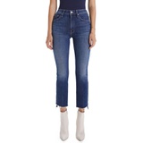 MOTHER The Insider Crop Step Fray Jeans_GIRL CRUSH
