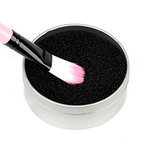  MS.DEAR Color Removal Sponge - Dry Makeup Brush Quick Cleaner Sponge - Removes Shadow Color from Your Brush without Water or Chemical Solutions - Compact Size for Travel