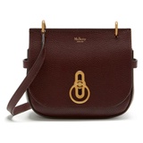 Mulberry Small Amberley Leather Shoulder Bag_OXBLOOD