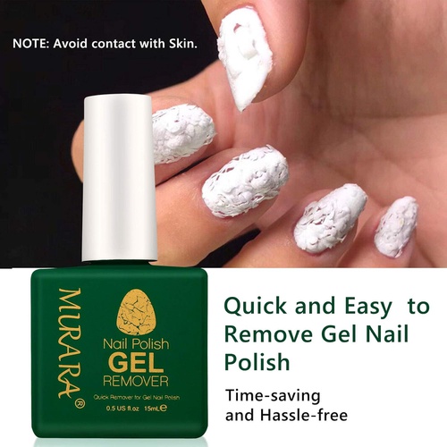  MURARA Gel Nail Polish Remover (2 Packs) - Remove Gel Nail Polish Within 2-3 Minutes - Quick & Easy Polish Remover - No Need For Foil, Soaking Or Wrapping