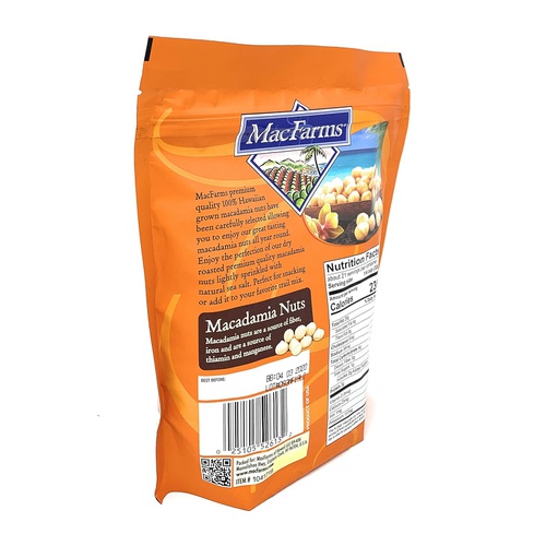  Macadamia Nuts | MacFarms Dry Roasted Macadamia Nuts (24 Ounce) - Premium Roasted Nuts with Sea Salt Fresh From Hawaii, Sea Salt Flavored Healthy Snack