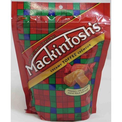  Mackintosh Toffee 4 Pack of Nestle Mackintosh Mack Toffee Candy | 246 gram Bags | Made in Canada