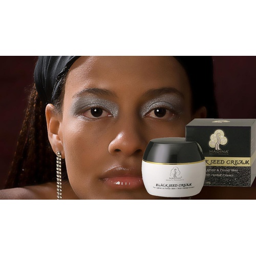  Black Seed Facial Cream/Lighter, Firmer Skin/Contains Black Seed Oil and Herbal Extracts. by Madina