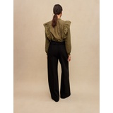 Maje Wide belted pants