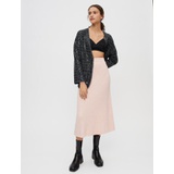 Maje Midi skirt in stretch ribbed knit