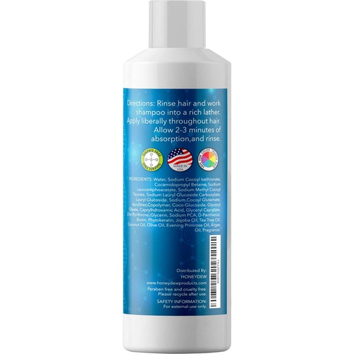  Maple Holistics Biotin Hair Shampoo for Dry Hair - Natural Biotin Shampoo for Men and Womens Hair Moisturizer - Sulfate Free Shampoo with Biotin and Moisturizing Shampoo for Dry Hair plus Keratin
