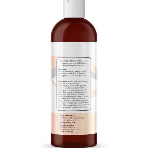  Maple Holistics Hair Conditioner for Damaged Dry Hair - Sulfate Free Conditioner for Dry Hair Frizz Control and Hair Shine - Hydrating Conditioner for Curly Hair with Argan Oil for Hair Moisturize