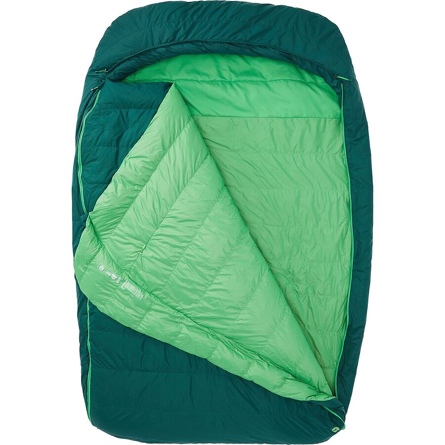 마모트 Marmot Yolla Bolly Doublewide 30 Sleeping Bag: 30F Down - Hike & Camp