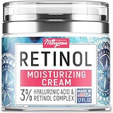 Maryann Organics Anti Aging Retinol Moisturizer Cream for Face - Natural and Organic Night Cream - Made in USA - Wrinkle Cream for Women and Men - Facial Cream with Hyaluronic Acid and 3% Retinol C