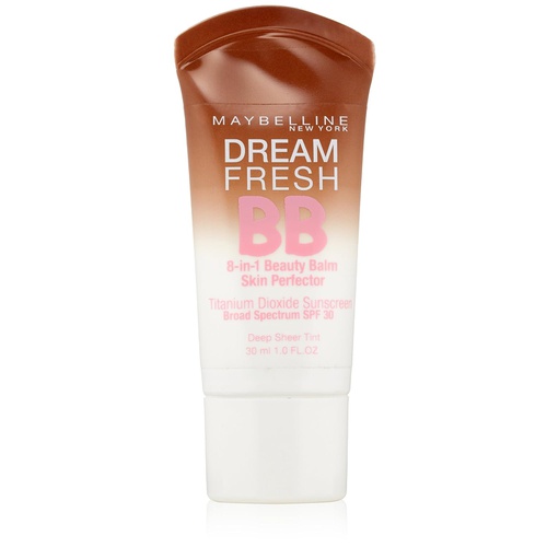  Maybelline New York Dream Fresh BB Cream, Deep, 1 Fluid Ounce (Packaging may vary)