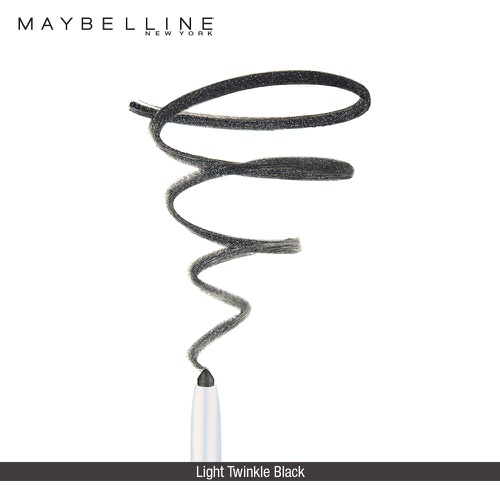  Maybelline New York Maybelline Lasting Drama Light Eyeliner, Twinkle Black, 0.01 oz.