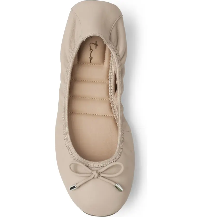 미투 Me Too Halle 2.0 Ballet Flat_LIGHT NUDE LEATHER