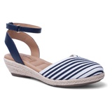 Me Too Nikkie Espadrille_NAVY / WHITE FABRIC