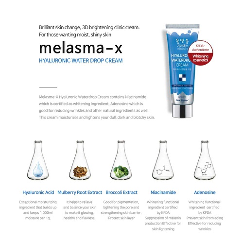  Melasma-X Hyaluronic Acid Face Eye cream anti aging bags and dark circle 2.7oz Double function