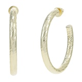Melinda Maria 15 Diamond Cut Hoop Earrings