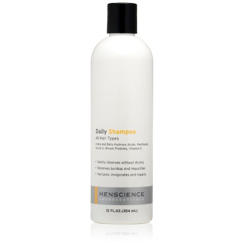  MenScience Androceuticals Daily Shampoo, 12 Fl Oz