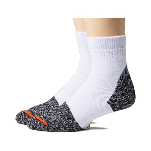 머렐 Merrell Cotton Safety Toe Quarter Socks 2-Pair