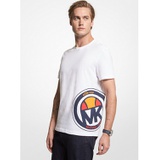 Michael Kors Mens MK X ellesse Logo Cotton T-Shirt