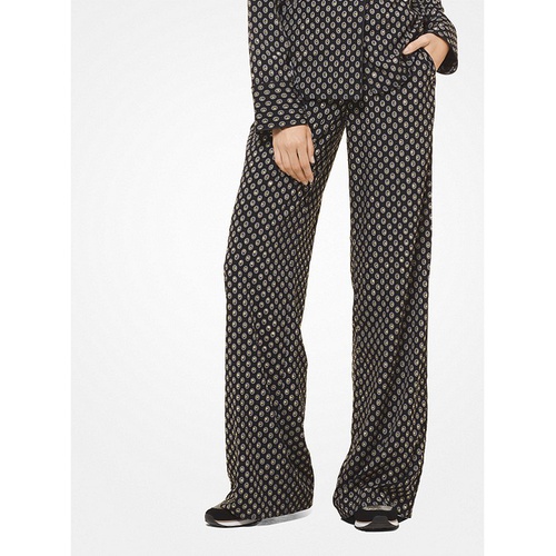 마이클코어스 MICHAEL Michael Kors Studded Medallion Pajama Pants