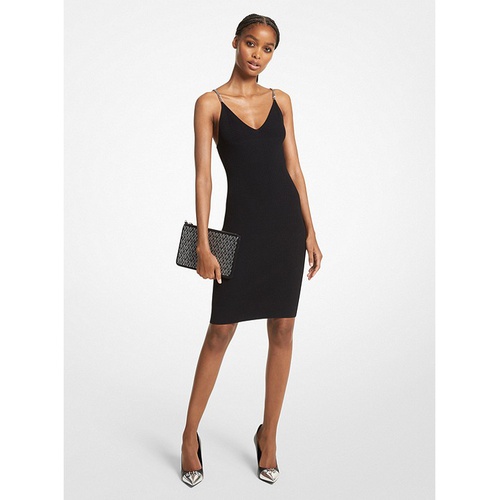 마이클코어스 MICHAEL Michael Kors Chain-Link Recycled Viscose Tank Dress