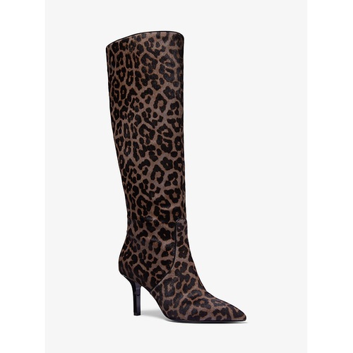 마이클코어스 MICHAEL Michael Kors Katerina Leopard Calf Hair Knee-High Boot