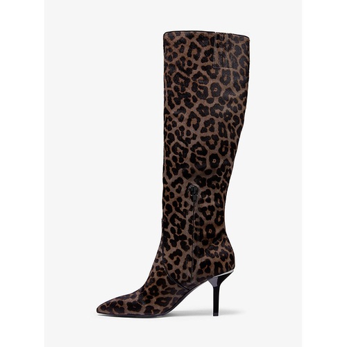 마이클코어스 MICHAEL Michael Kors Katerina Leopard Calf Hair Knee-High Boot