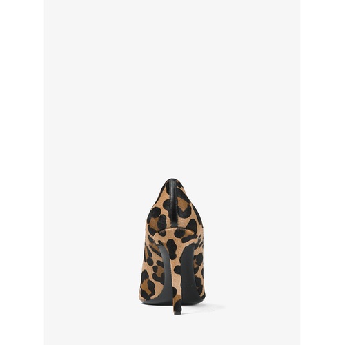 마이클코어스 Michael Kors Collection Gretel Leopard Calf Hair Pump